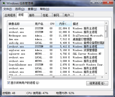 电脑什么都没开内存90%以上,电脑什么都没开内存90%以上win7