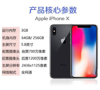 苹果iphonex参数,iphonex详细参数