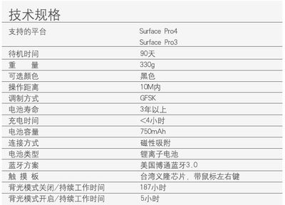 surfacepro5参数,surfacepro5配置参数